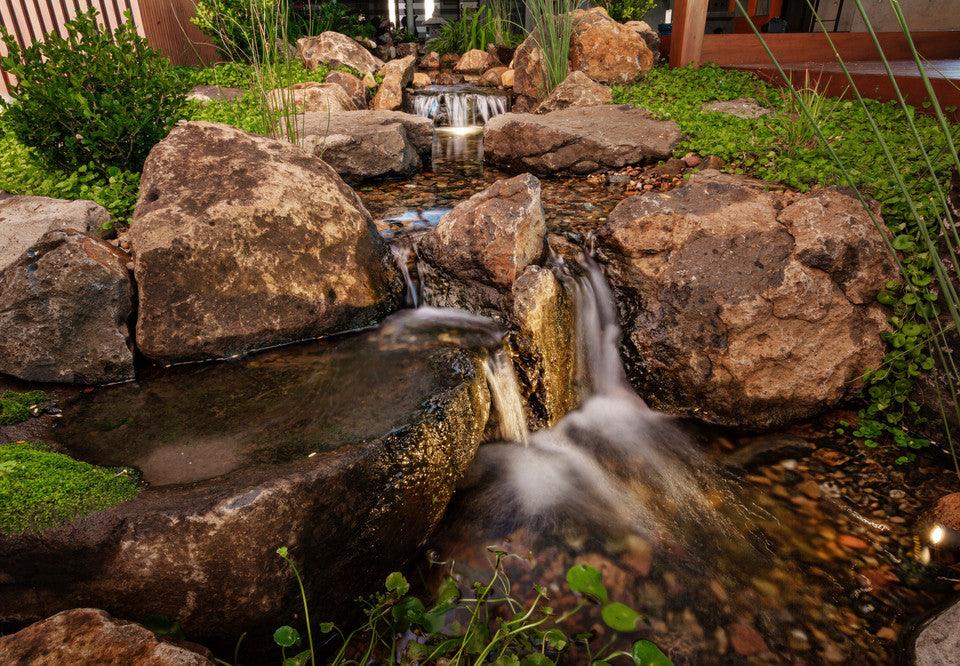 Large Pondless Waterfall kit with AquaSurge 5000 - 8m Stream - Aquascape Australia