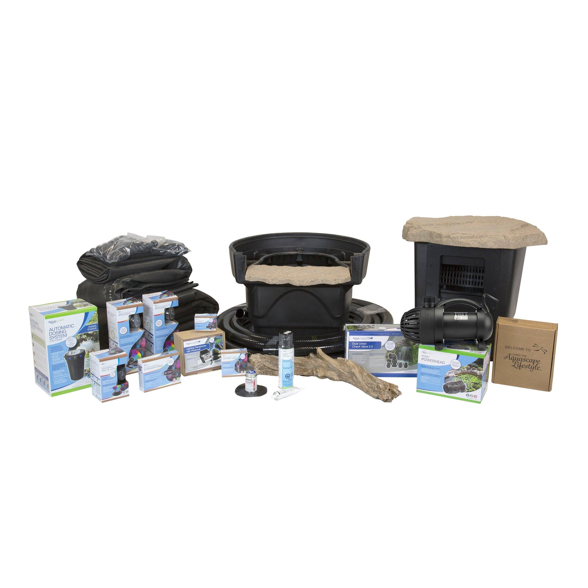 Medium Deluxe Pond Kit - 3.3m x 4.8m - Aquascape Australia