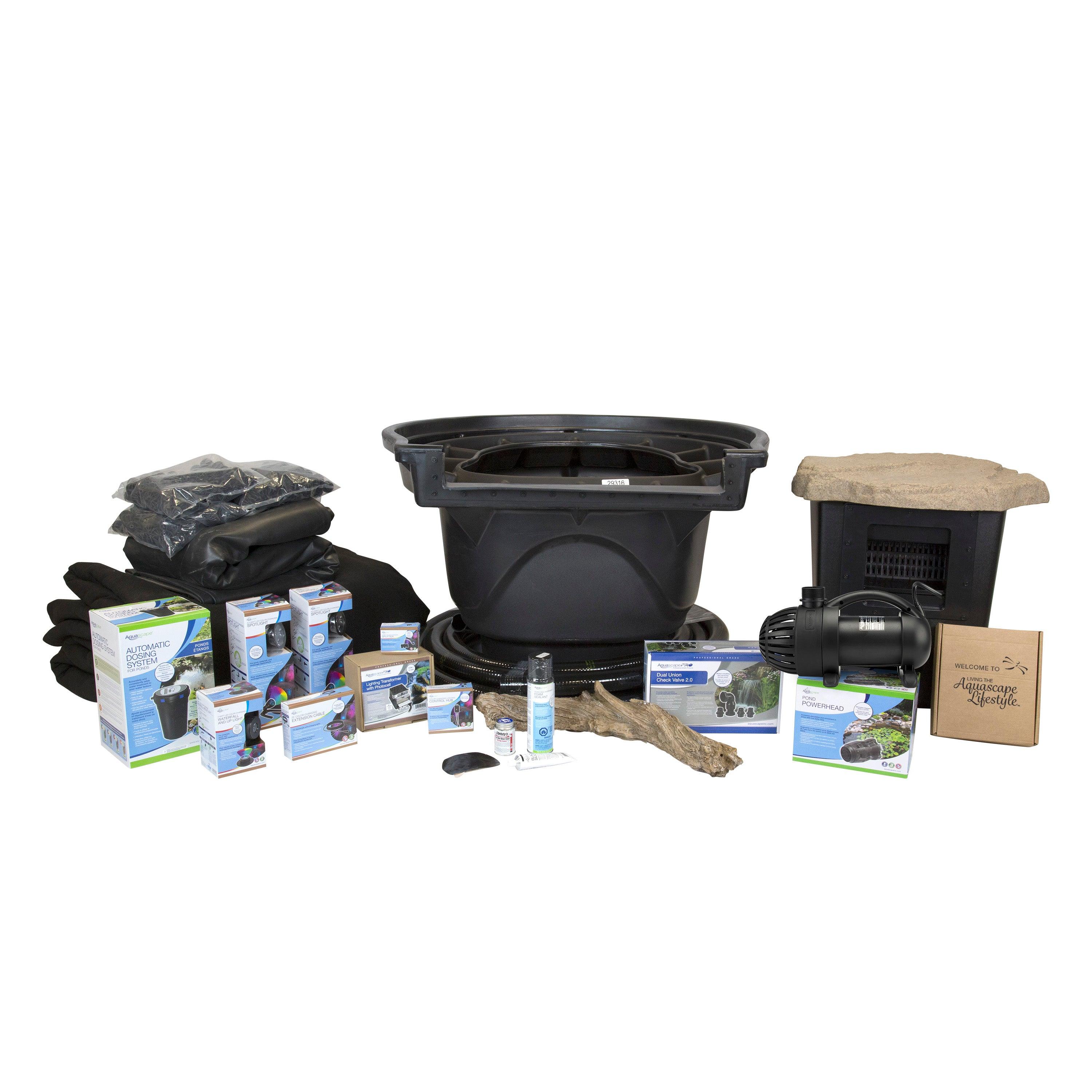 Large Deluxe Pond Kit - 6.4m x 7.9m - Aquascape Australia